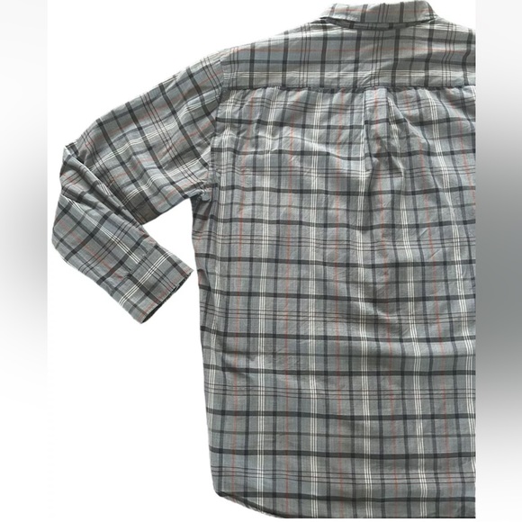 Tommy Bahama Gray Plaid Men’s Button-down Shirt, Size XXL - Picture 5 of 7